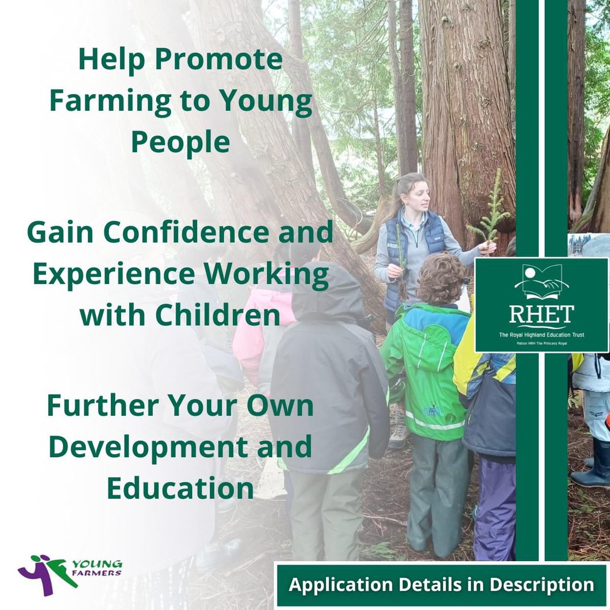 RHETFife's tweet photo. The Royal Highland Education Trust are looking for Members between 18-28 years old to Volunteer as Ambassadors for their local branches.
 
These ambassadors would join the committee and help with events, fundraising and finding volunteers. https://t.co/7A0wdEAaKc