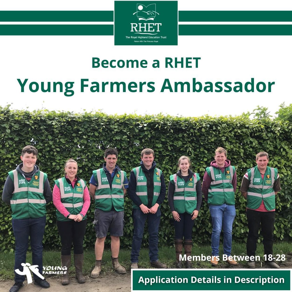 RHETFife's tweet photo. The Royal Highland Education Trust are looking for Members between 18-28 years old to Volunteer as Ambassadors for their local branches.
 
These ambassadors would join the committee and help with events, fundraising and finding volunteers. https://t.co/7A0wdEAaKc