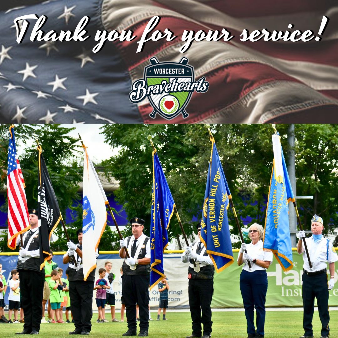 The Bravehearts want to take a moment to remember all of the brave souls who have given their lives for our country, thank you to them and their families for your sacrifice🇺🇲💚