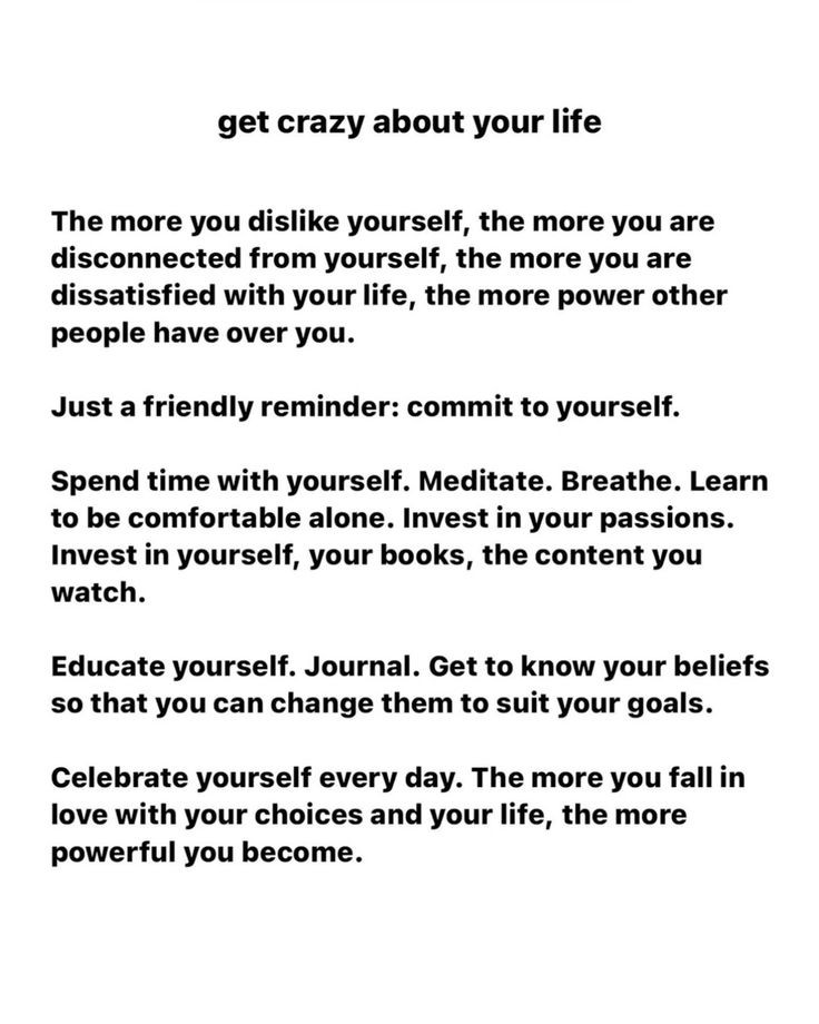 get crazy about your life