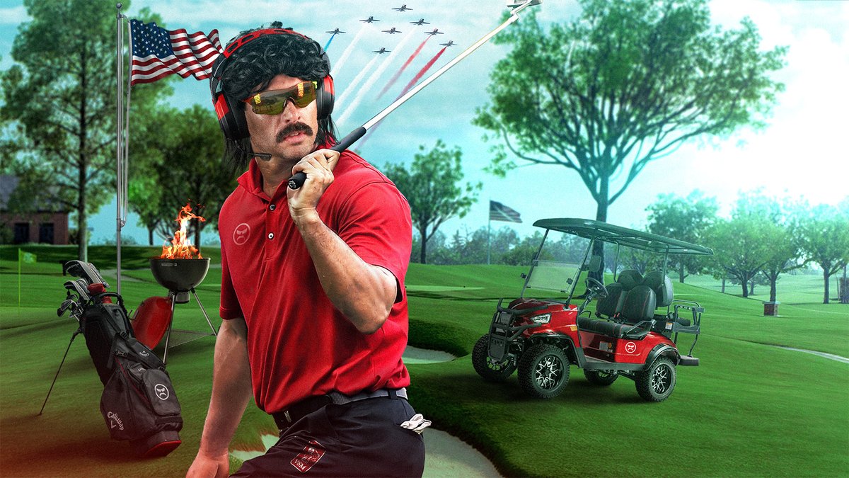 🔴LIVE in 30 minutes Happy Memorial Day 🇺🇸 Jumping online with PGA Tour 2K23 and not losing a match. Silky smooth swings and zero broken clubs. youtube.com/DrDisrespect/l…