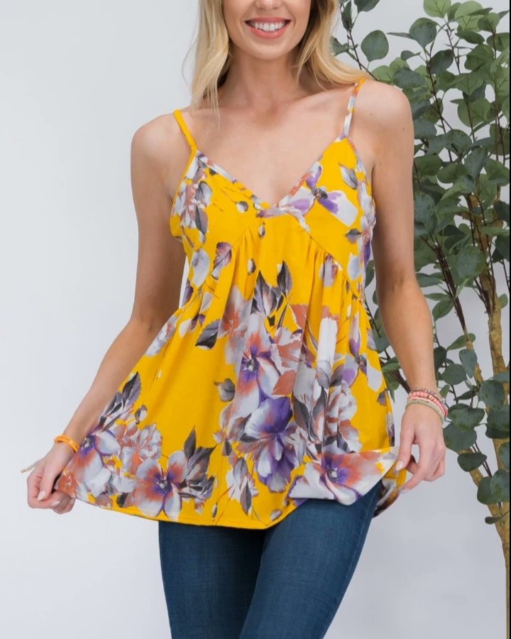 NOW AVAILABLE 💙 SHOPIFY 
210ChicCargo.MyShopify.com
Celeste Floral V-Neck Cami
Available in Small to 3XL 
#210ChicCargo #fashionblogger  #shopifybusiness #shopifyseller #shopifystore #shopsmall #smallbusiness #trendy