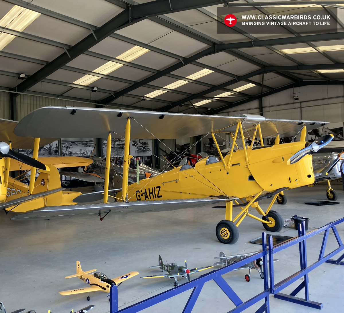 Went to @ShuttleworthTru's D-Day weekend yesterday, it was great to walk around the Dakotas and aircraft in the museum. I will post some photos of the day, starting with the two DH82As of the Cambridge Flying Group.