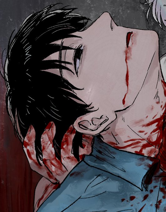 「顔に血がついた ネクタイ」のTwitter画像/イラスト(新着)
