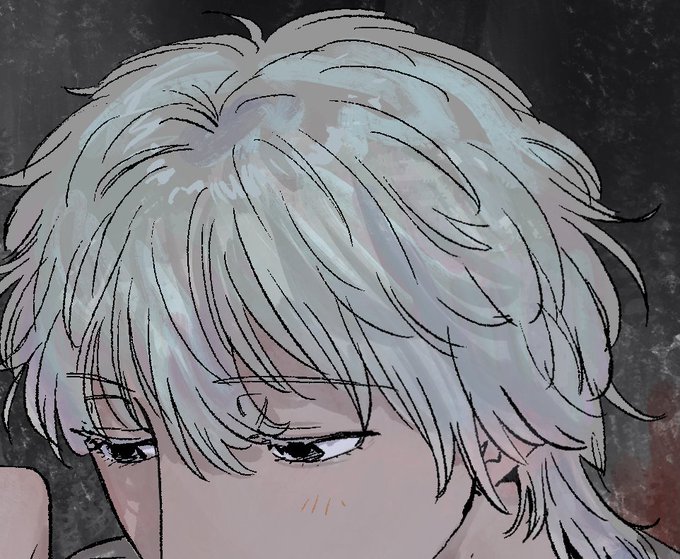 「close-up grey hair」 illustration images(Latest)