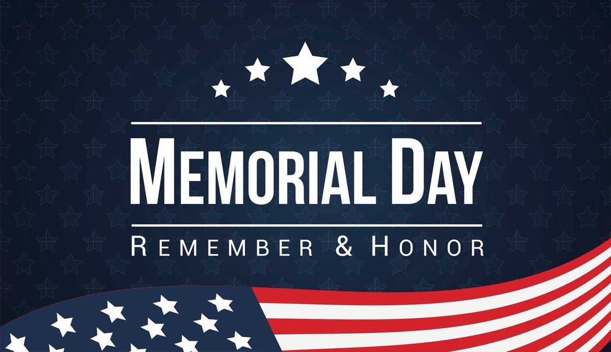 Not just a 3 day weekend! A day to remember those that gave the ultimate sacrifice so we can enjoy our freedom!