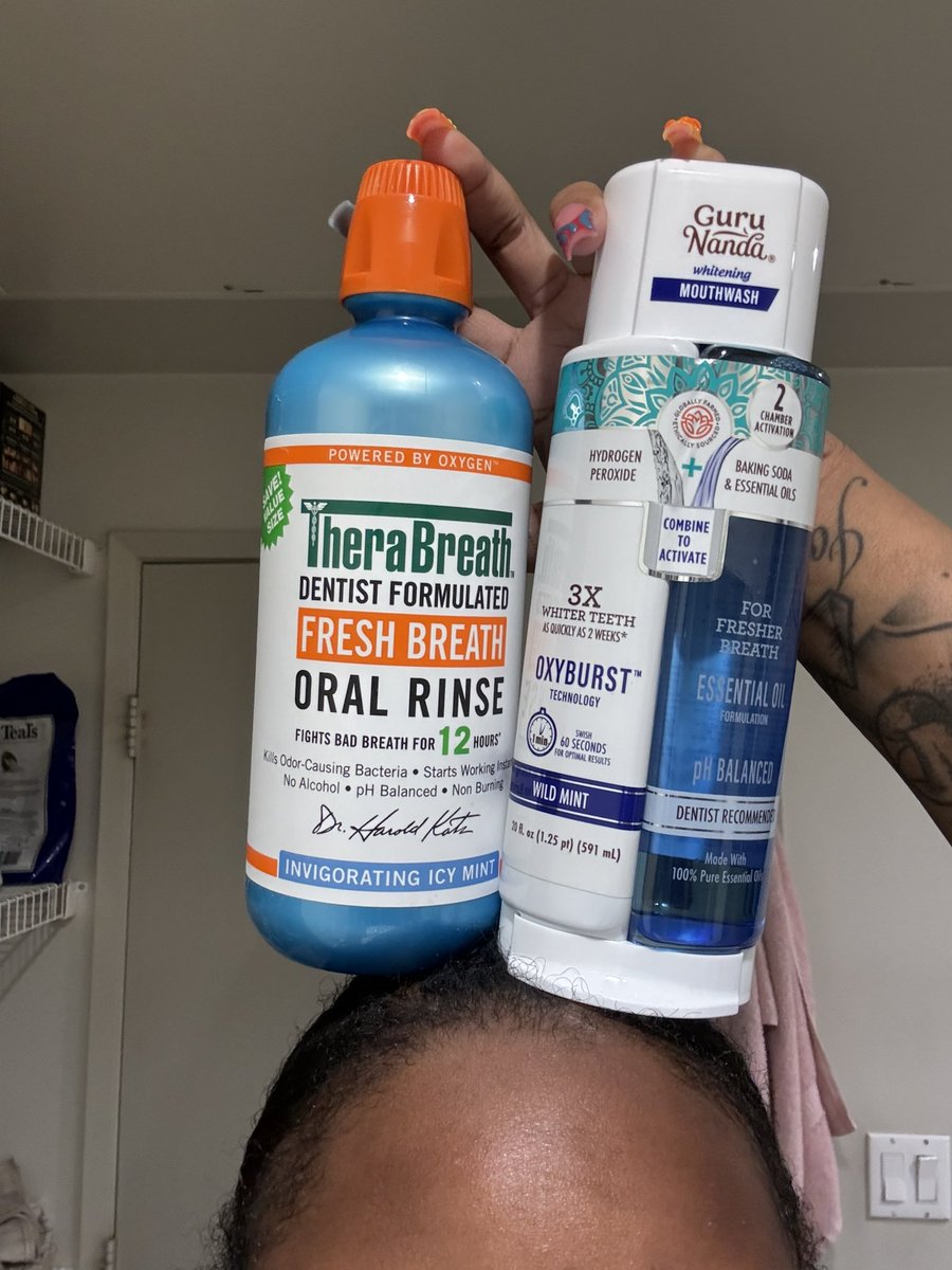 In addition to them bottles on your head, add this.