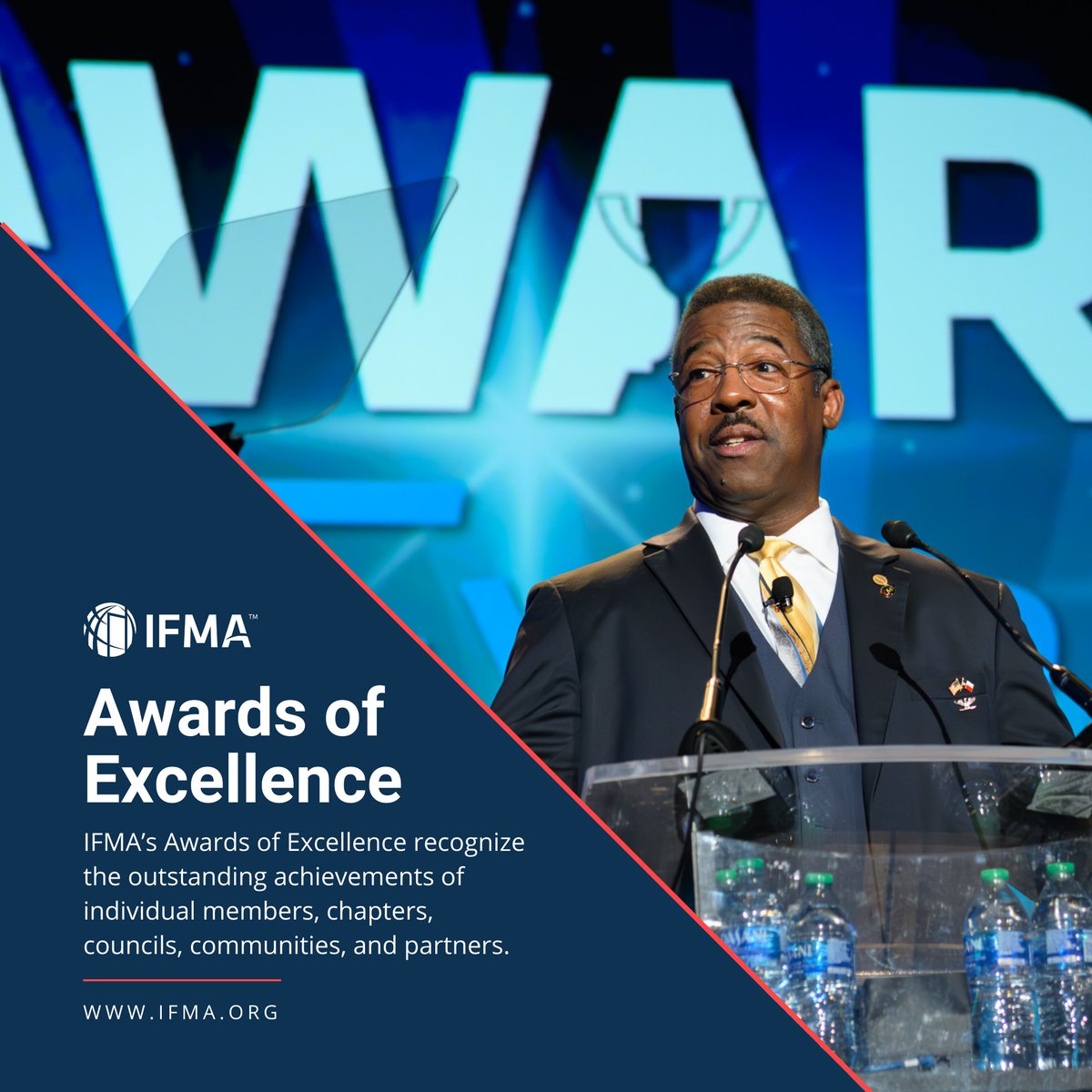 🎉 Celebrating excellence in FM! 🎉 IFMA’s Awards of Excellence recognize the outstanding achievements of individual members, chapters, councils, communities, and partners. Learn more and submit your nominations before June 7: awards.ifma.org/nomination/