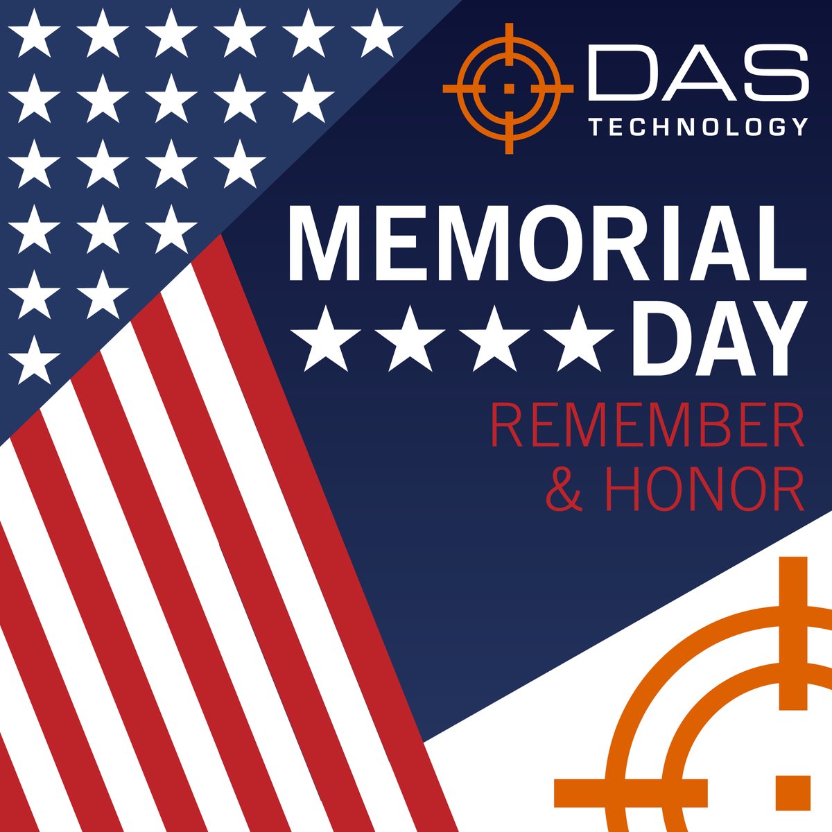 Today, we pause to honor the brave heroes who have paid the ultimate price for our freedom. Your sacrifices will never be forgotten. From all of us at DAS Technology, we extend our deepest gratitude to our fallen heroes and their families.

#MemorialDay #FallenHeroes...