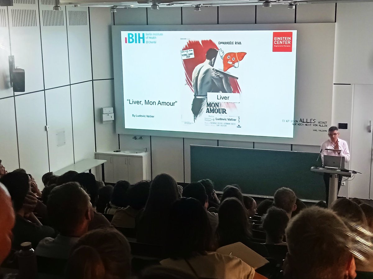 Last but not least in our very special evening of inaugural lectures @ChariteBerlin: Prof. Ludovic Vallier @VallierLab. Thank you for making the Cranach Haus, together with longtime residents and newcomers, such an interesting place to be and work at! @berlinnovation @Sander_Lab