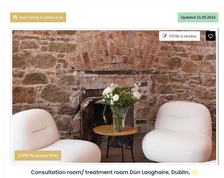 therapyrooms_'s tweet photo. Therapy treatment room to rent in Dun Laoghaire Co Dublin Check out the listing here on https://t.co/Ys6DaBjQrL
 https://t.co/IQNsm1mKGf https://t.co/244gbRnrmI