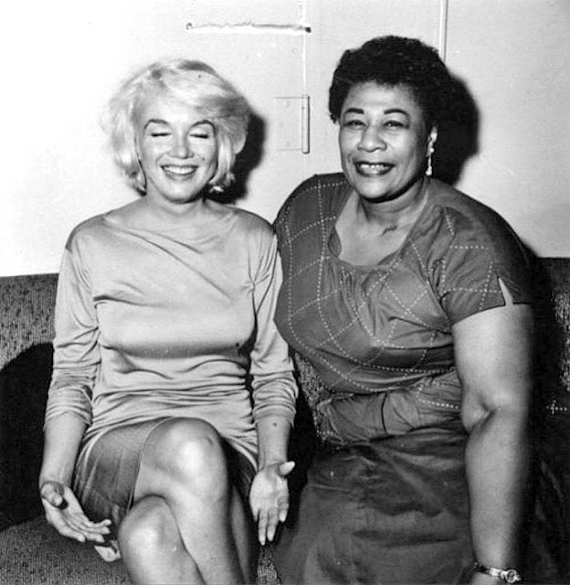 #MarilynMonroe helped launch #EllaFitzgerald's career by promising club owners to sit front row during her run & to bring her celebrity friends (#JudyGarland #FrankSinatra #BobHope, #DinahShore & more.) @EllaFitzgerald @MarilynDiary @marjowil5775 @MarilynMonroe @MarilynMonroeCL