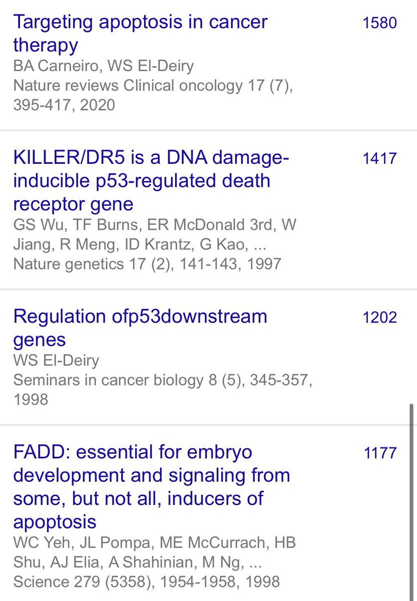 Some high citations in my field including one while at @BrownUniversity with @bcarneiro7