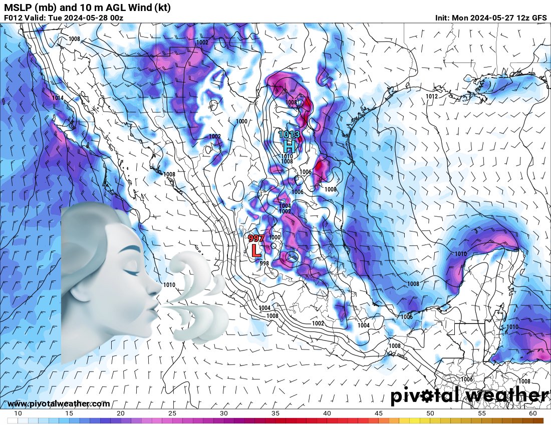 InfoMeteoro's tweet image. 🚨ADVERTENCIA: TORMENTA SEVERA
PRONÓSTICO LUNES 27/may/24

⛈️TORMENTAS SEVERAS
-Coah, NL, Tamps
⚠️Posible granizo grande, ráfagas &amp;gt;70 km/h y tornados.
🌦️Tormentas aisladas
-Zac, SLP, Gto, Qro, Hgo, EdoMex, Mor, CDMX, Gro, Oax, Chis, Chih, Dgo, Jal

🌡️TEMPERATURAS °C
🔴42-48 Coah,…