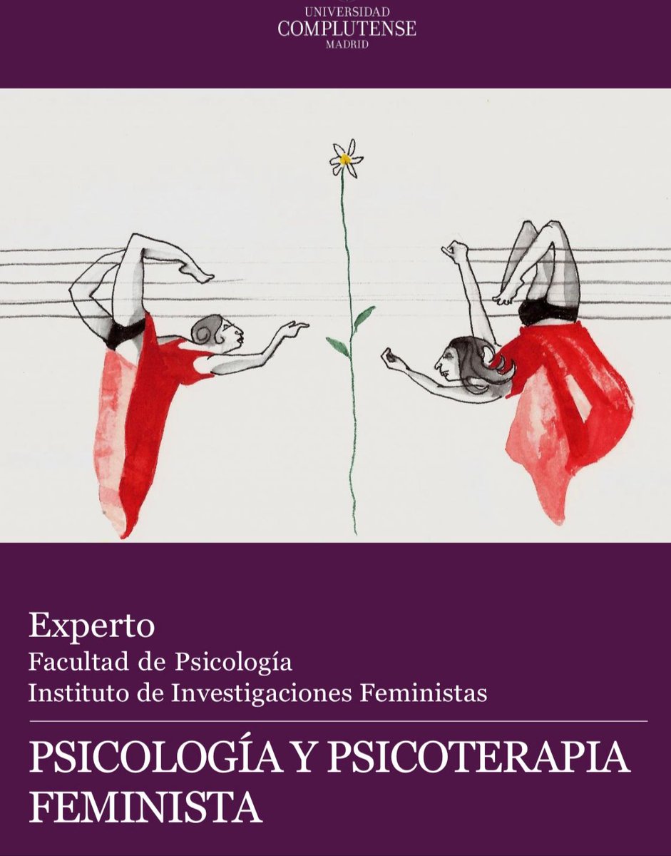 Expertopsicofem's tweet photo. Abierto el plazo de preinscripción del Experto en Psicología y Psicoterapia Feminista https://t.co/regto3uxBJ https://t.co/qxDVDeuD8Q