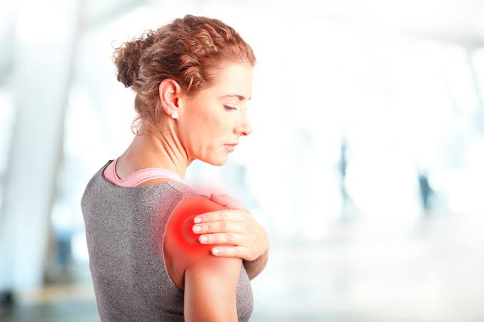 5 Unexpected signs of Menopause  that aren't 'Hot Flashes'. 
1/5
A “frozen” shoulder

80% of menopausal people experience musculoskeletal issues, “and for 20% of them, it’s their worst symptom.
Tip: Pain relief – avoid movements that cause pain. Over the counter pills.