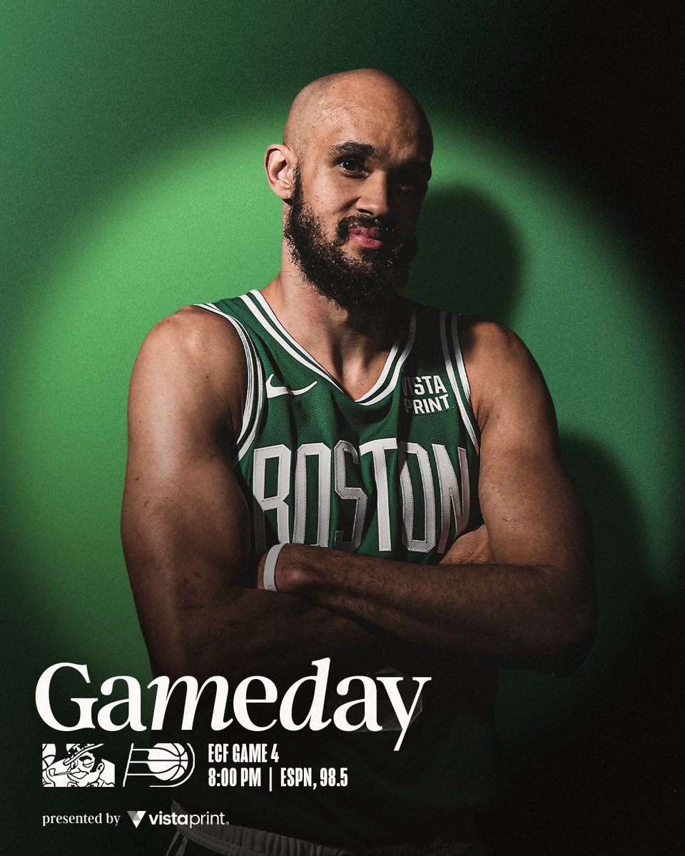 TONIGHT ☘️ ECF Game 4 ⏰ 8:00 PM 🆚 @Pacers 📺 @espn 🎙️ @985TheSportsHub #DifferentHere
