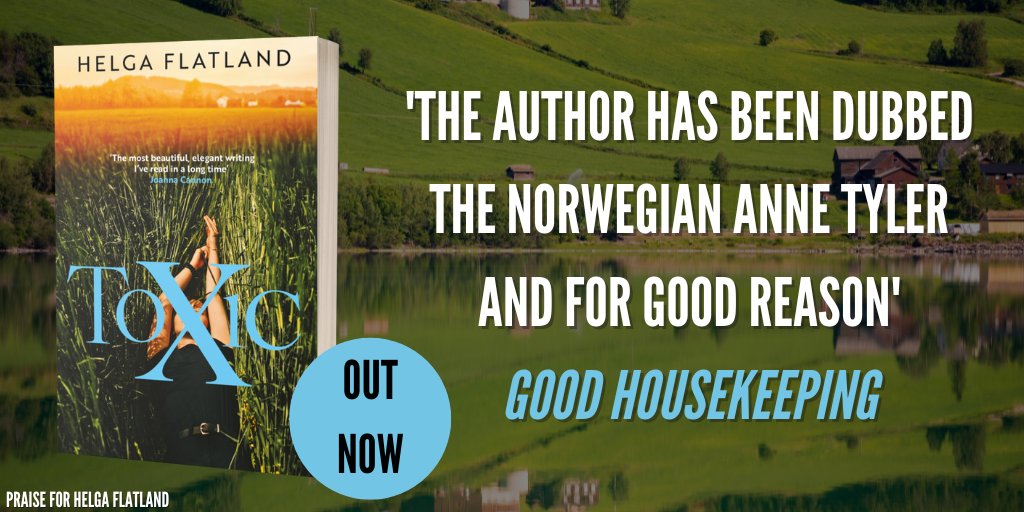 OUT NOW!🌿 A shamed schoolteacher unsettles and upends the lives of two reclusive farmers when she rents a cottage on their land… @helgaflatland's simmering, razor-sharp novel #Toxic t M Bagguley 📲bit.ly/3WizN3k 🔖bit.ly/4aKD1k9 #Norway #ReadTheWorld
