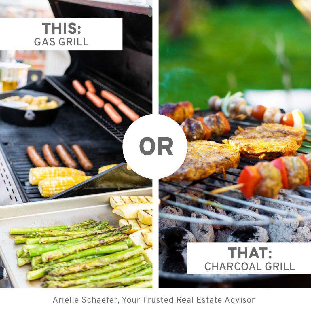 Gas or charcoal grill? Let me know which you prefer in the comments! #thisorthat #bbq #grillmaster