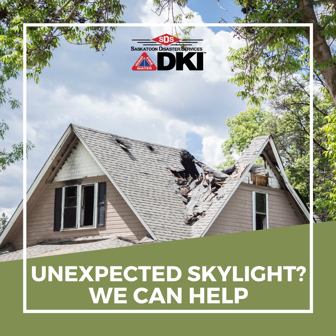 If high winds, hail or impact damages the roof of your property, you can rely on the experienced team at DKI – SDS. Our skilled technicians can be on site quickly to assess the damage and provide emergency restoration services. 

For more info, visit saskatoondisasterservices.com