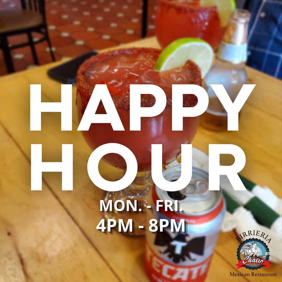 Join us for Happy Hour and unwind with great drinks and good company! View Our Menu: link-pro.io/5R0dXOl
#ChaliosTexas | #FortWorthFood | #FortWorthFoodie | #BestofFortWorth | #DFWEats