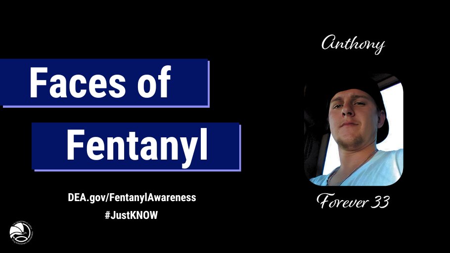 #DYK Sinaloa & CJNG cartels in Mexico are producing fentanyl & fentanyl-laced fake Rx pills w/chemicals from China. Join DEA’s efforts to remember the lives lost from fentanyl poisoning by submitting a photo of a loved one lost to fentanyl #JustKNOW

dea.gov/fentanylawaren…