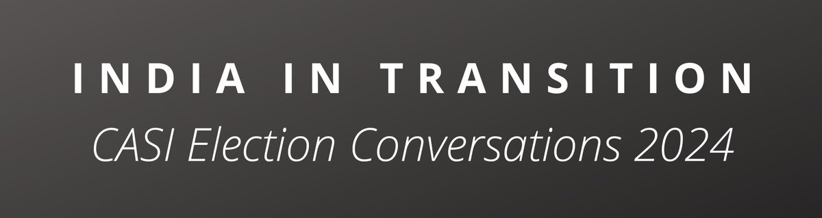 PART 8, the final interview of IiT's CASI Election Conversations 2024: IiT Consulting Editor @RohanV speaks to CASI Non-Res Visiting Scholar @MilanV (@CarnegieEndow) about ''Vote-Buying,' Caste Politics, and Debunking Assumptions about Indian Democracy” casi.sas.upenn.edu/iit/election-c…