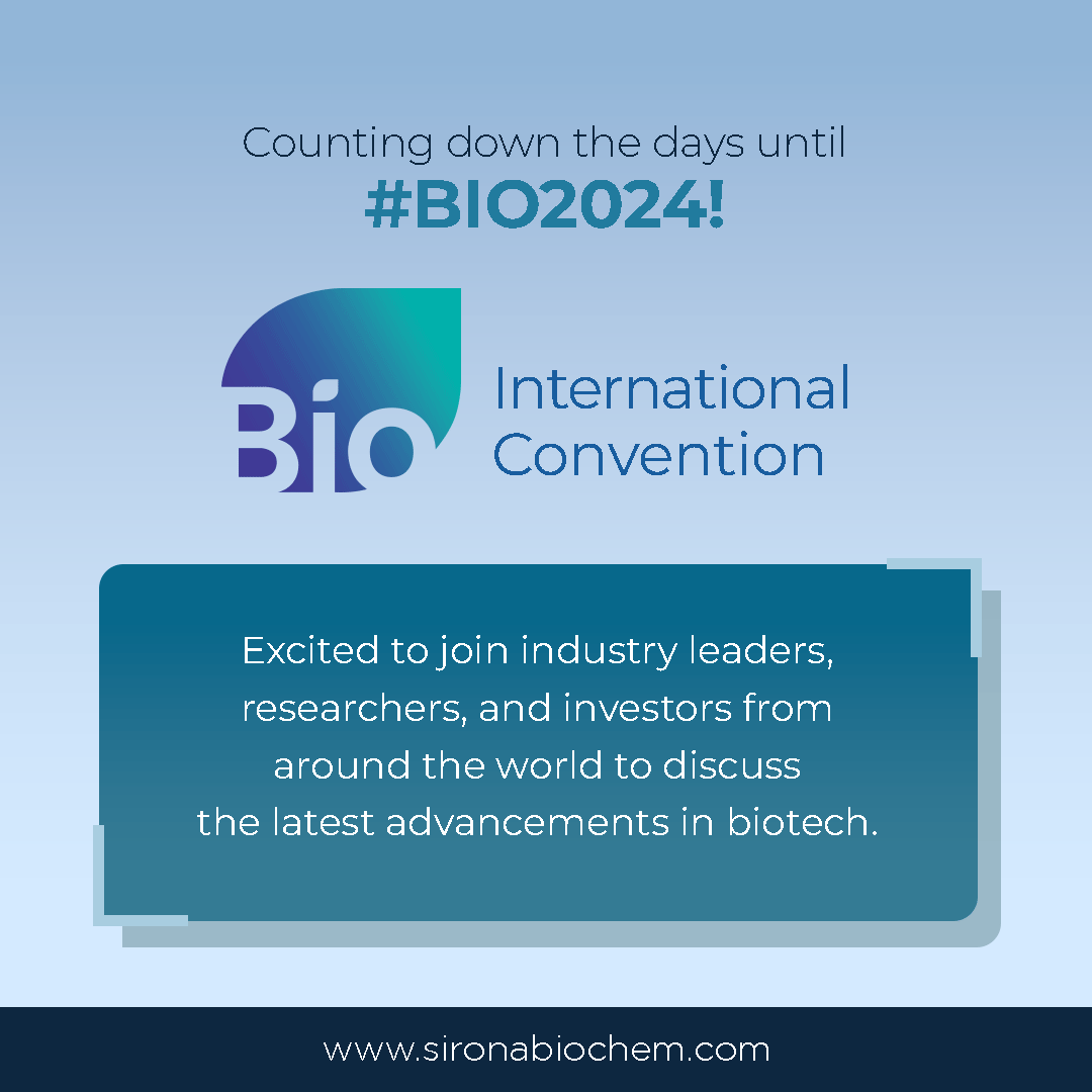 SironaBiochem's tweet photo. Counting down the days until #BIO2024! We are excited to join industry leaders, researchers, and investors worldwide to discuss the latest advancements in cosmetic science and biotech.

#Sironabiochem #BioInternationalConvention #Biotech #Glycoprotemim https://t.co/QjIPe5MO1E