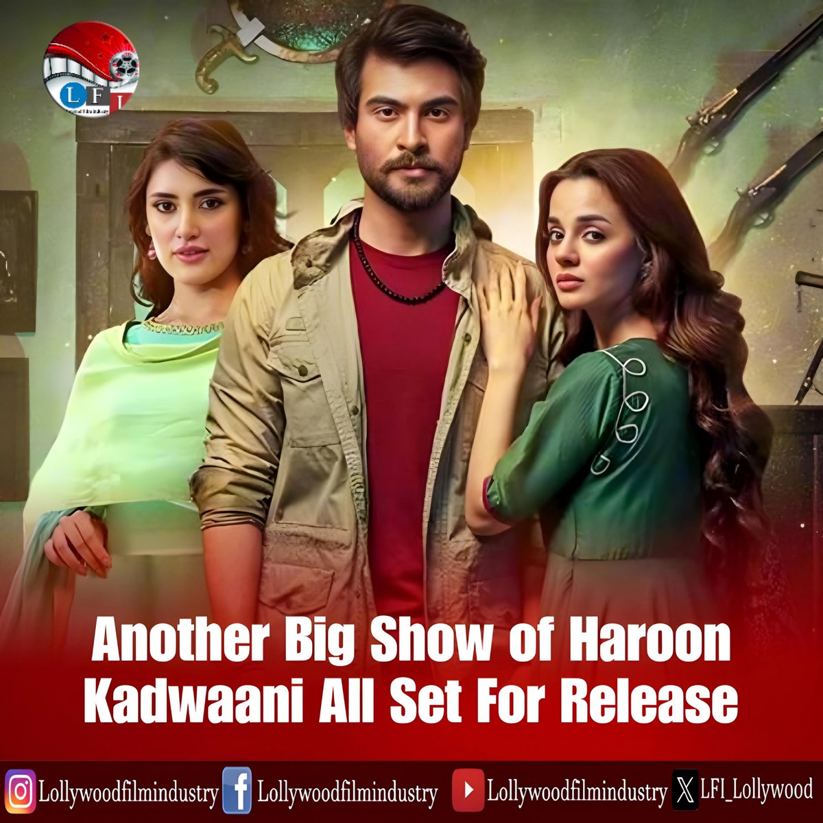 LFI_Lollywood's tweet photo. Haroon Kadwani always comes up with Special projects be its Ruposh or Jhoom,this time he is all Set for Another big project Ishq Hua as the Trailer coming sooner.
#jhoom #ruposh #haroonkadwani #komalmeer #saharhashmi
#ishqhua #lollywoodfilmindustry https://t.co/g7PxLiA7NG