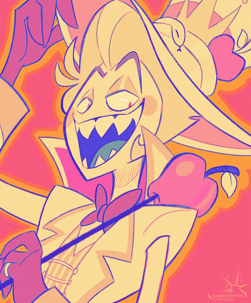 Oh yea I also hit the most major surprise hyperfixation and it has me on a chokehold. Sorry in advance #hazbinhotel #hazbinhotelucifer #hazbinhotelfanart