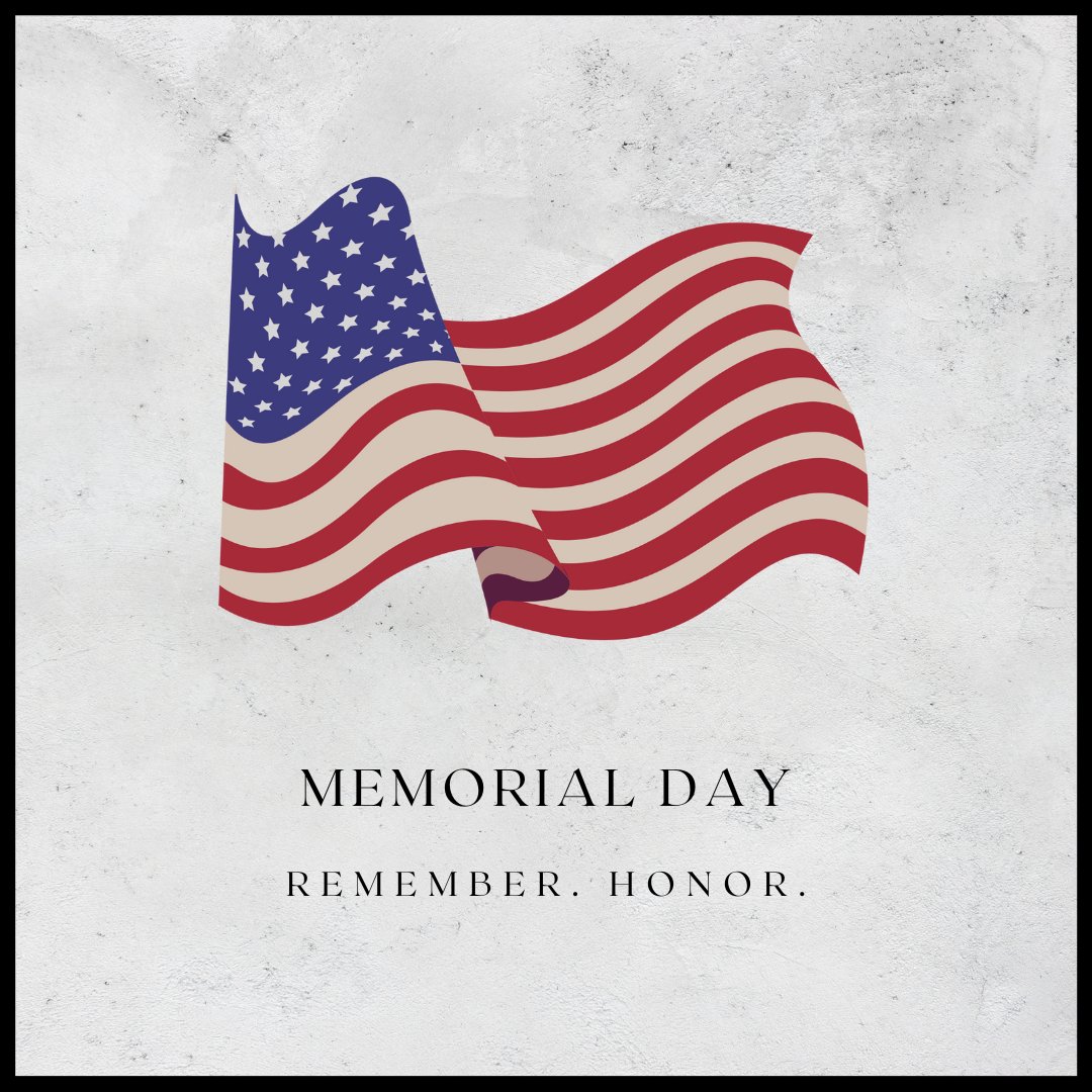 Remembering and honoring our nation's heroes on Memorial Day. Thank you to the brave people who have made the ultimate sacrifice.⁠
⁠
#weremember #memorialday #memorialday2024