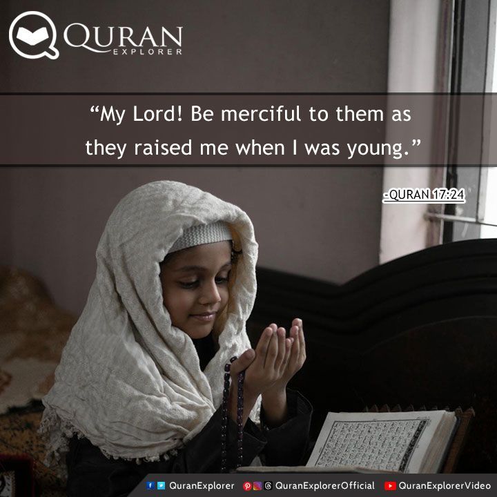 “My Lord! Be merciful to them as they raised me when I was young.” -QURAN 17:24 

'The Quran is a treasure trove of knowledge. Help us share this treasure with the world. Donate at buff.ly/3ThiuMn be a beacon of hope. 💫' 

#DonateForGood #BlessingsInGiving #SpreadLove