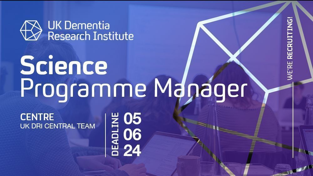 💡 Exciting opportunity for a Science Programme Manager to join the UK DRI Central Team! Provide high level strategic and operational support in developing, promoting and facilitating research initiatives across the UK DRI👉buff.ly/4dMJEoF