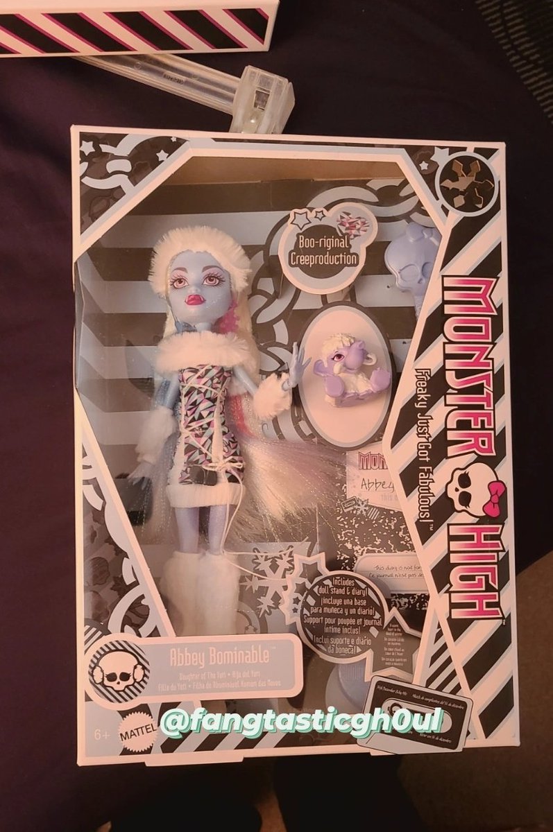 fangtasticgh0ul's tweet photo. "Talk is cheap," but not with the Boo-riginal Creeproduction Abbey Bominable 🩵🤍
#Monsterhigh #G1 #Abbeybominable #Mattelcreations
#Collector #Creeproduction https://t.co/yYfKqzaI7k