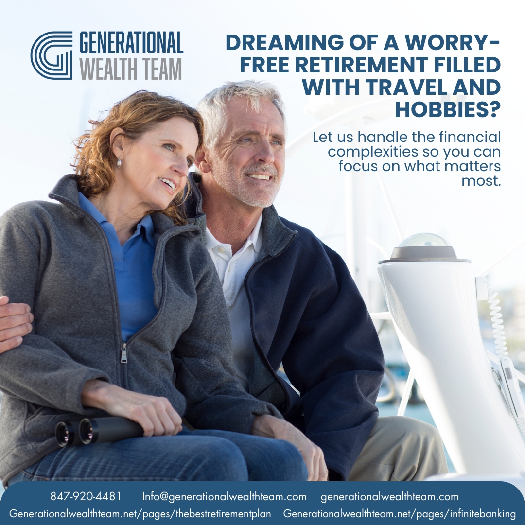 Dreaming of a carefree retirement? 🌍

Let us handle the financial complexities so you can focus on what matters most—travel, hobbies, and making memories!

Generational Wealth Team has you covered. ✈️🌺

#WorryFreeRetirement ...?generationalwealthteam.net/pages/thebestr… 
🌐generationalwealthteam.net/pages/infinite…