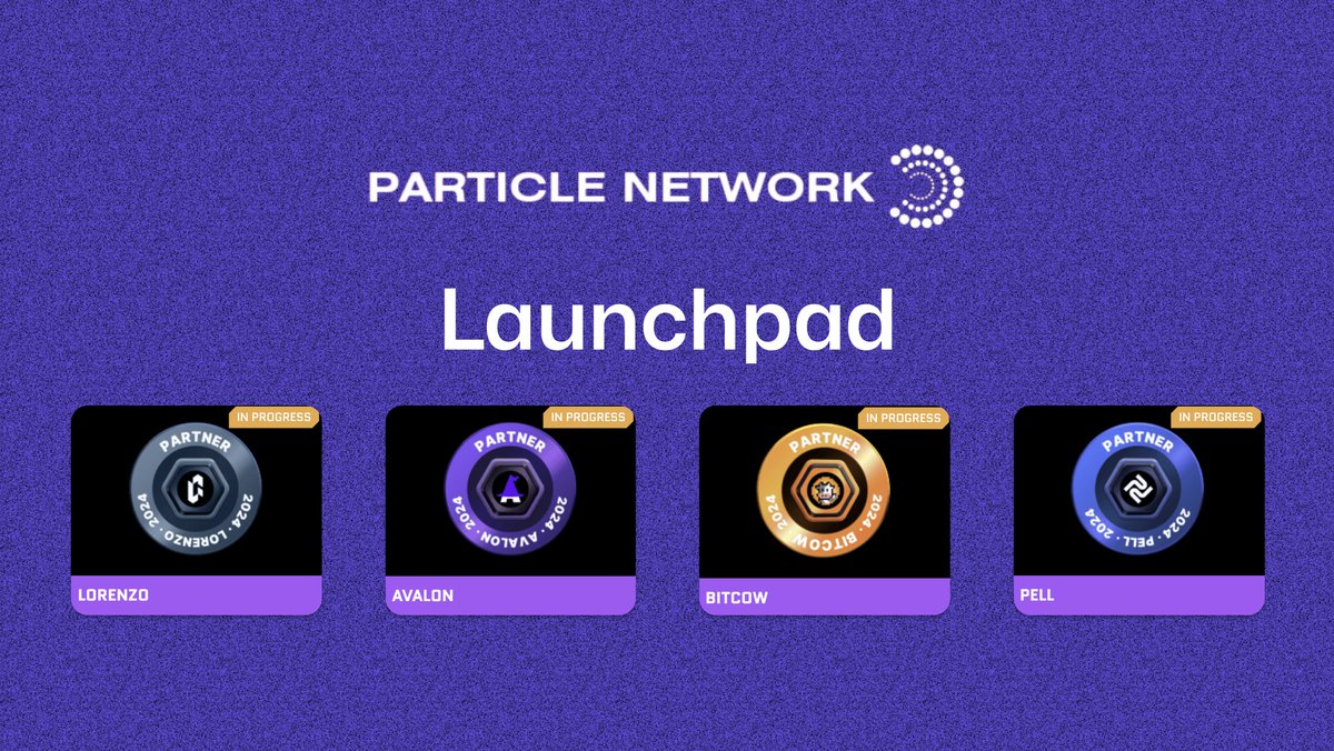 ✨ New launchpad on <a href="/ParticleNtwrk/">Particle Network</a>!

This time around there are 4 projects launching all at once, so the chances of getting a bigger allocation is high.

💰 An allocation of less than 0.04 was worth more than $1300 on launch.

There previous launchpad "Merlin" did more than