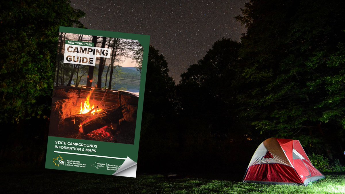 Looking for summer camping inspiration? Check out the 2024 NYS Camping Guide! Find all of the information you need to make your stay at a NY State Park campground a breeze. 💨 ow.ly/LqgO50RUiJ9 📸: Tyler Loomis