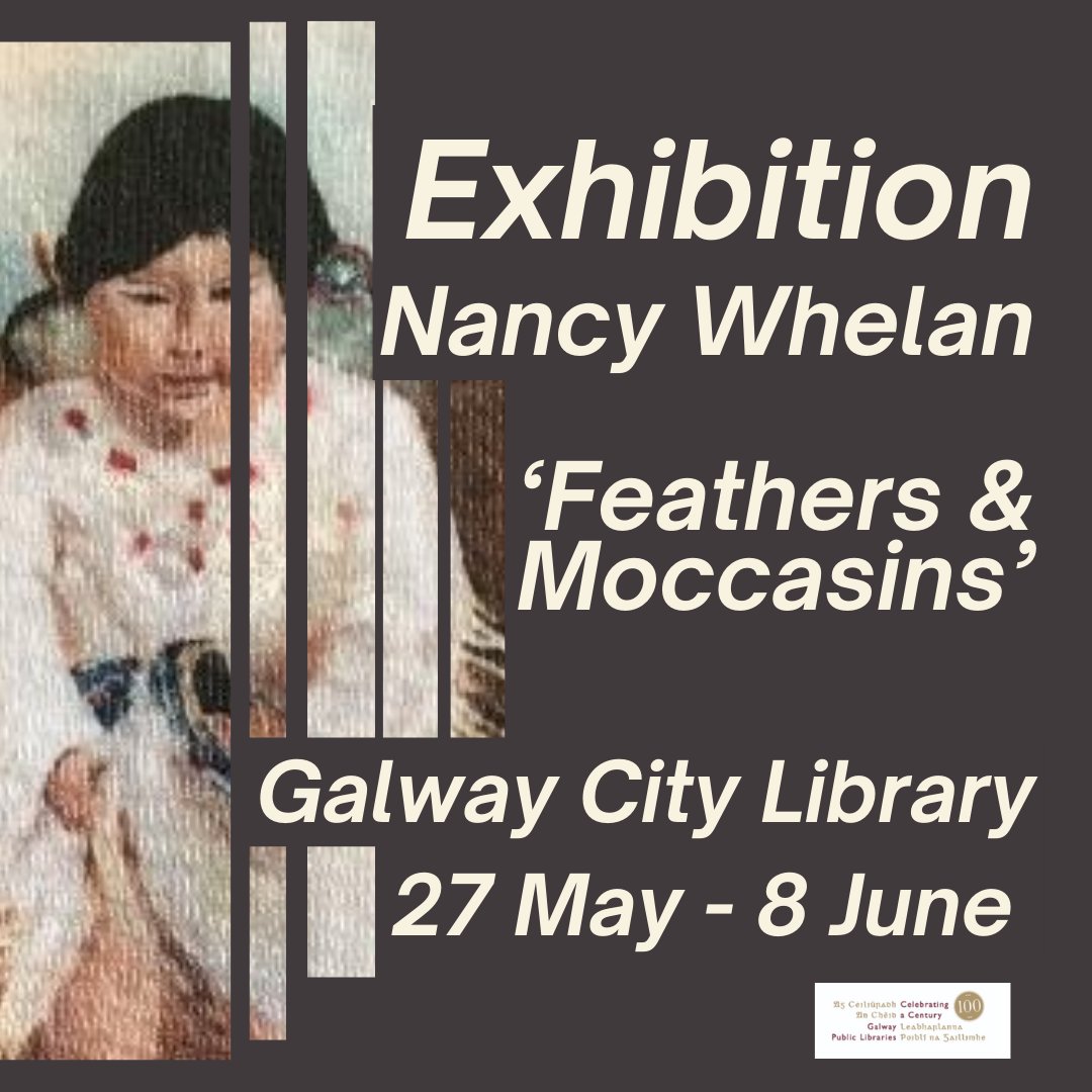 New Art Exhibition which runs from May 27th to June 8th at Galway City Library. Nancy is a mixed media artist born of Irish American parents. Her inspiration comes from her love of Native American culture. #ArtExhibition #GalwayLibraries100 @galwaycitylib @GalwayCityCo