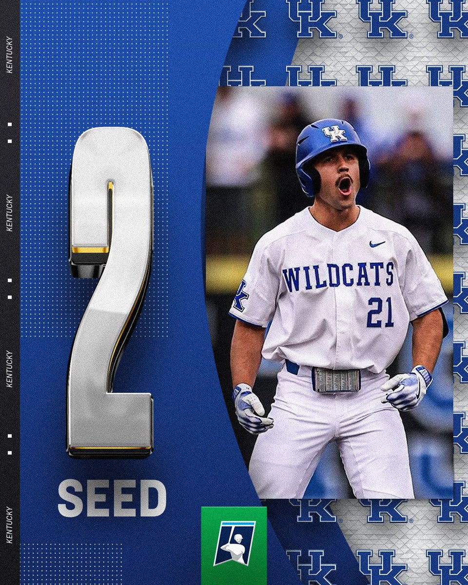 No. 2 Seed

<a href="/UKBaseball/">Kentucky Baseball</a> 

#RoadToOmaha