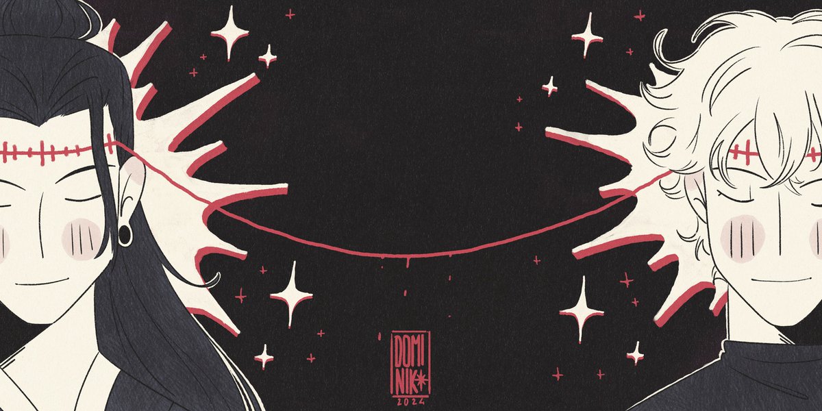 DominikNene_art's tweet image. ⚠️❗️ JJK 261 SPOILER ❗️⚠️
I’m not fine.
#satosugu #gojo #geto