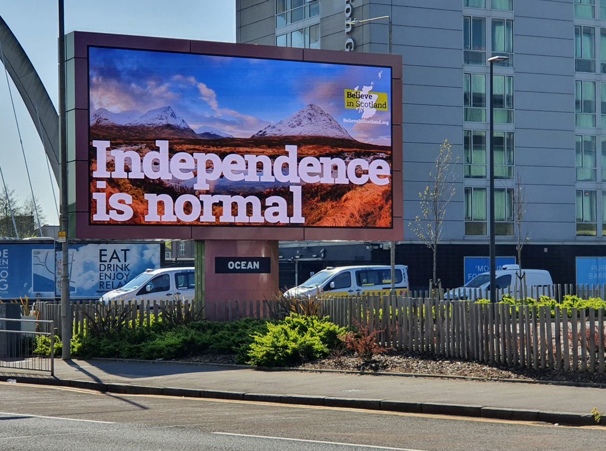 Just making this crystal clear & say this wholeheartedly and unequivocally, no matter how much, and how often,  the MSM/Parties/Academics etc spout out anti-#ScottishIndependence stories, I will ''NEVER'' change my mind about independence for my country.

Independence is normal.