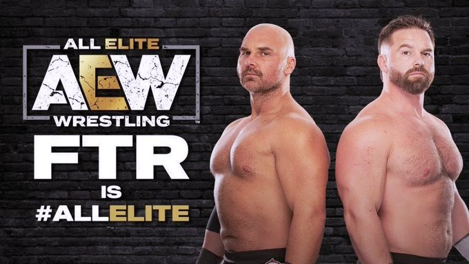 wrestle_hist's tweet photo. 5/27/2020

FTR made their AEW debut on Dynamite from Daily's Place in Jacksonville, Florida.

#AEW #AEWDynamite #FTR #TheRevival #DashWilder #CashWheeler #DaxHarwood #ScottDawson https://t.co/i3I08dTafj