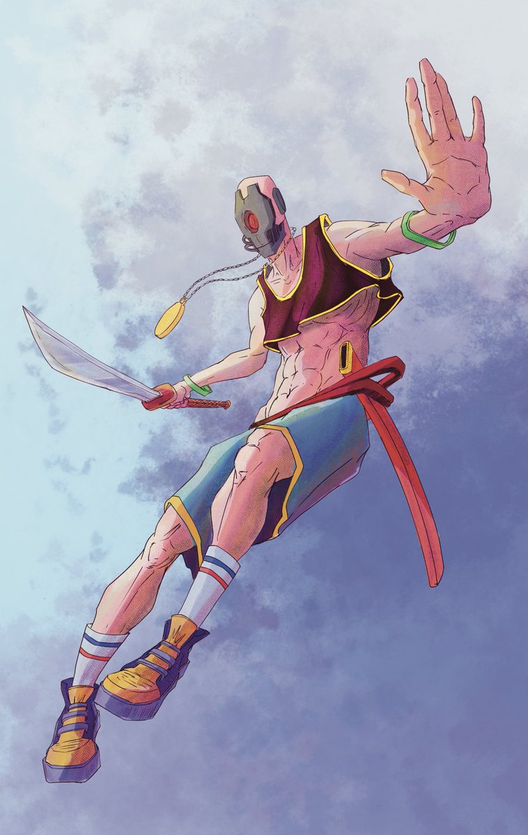 MStnArt's tweet photo. A lil bit of character design inspired by Zero from Borderlands https://t.co/EQMN1qr1yK
