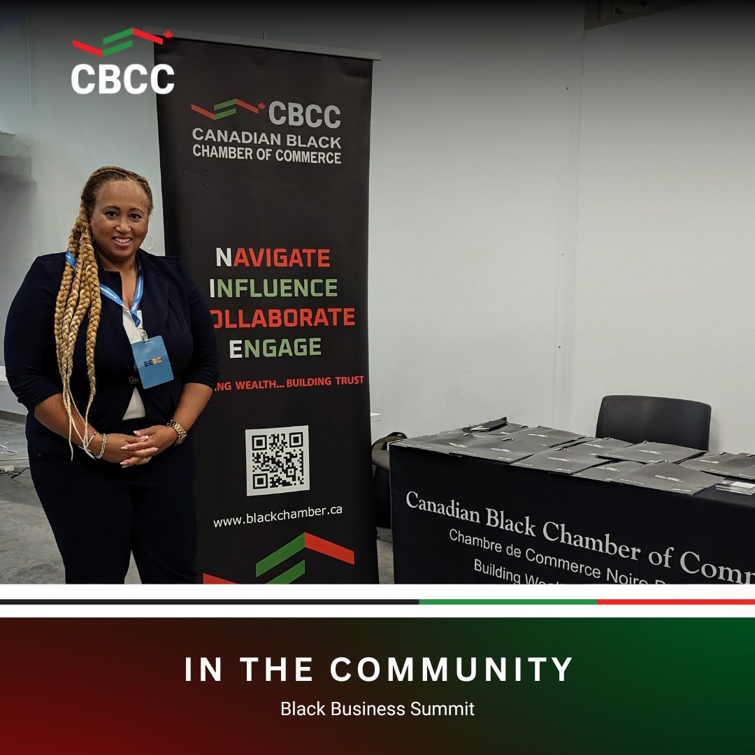 Last week, we attended the Black Business Summit presented by the @BEBCSociety, a two-day event where Black entrepreneurs in BC, and around Canada, came together to network. We were fortunate enough to be a part of this transformative experience by us – for us.