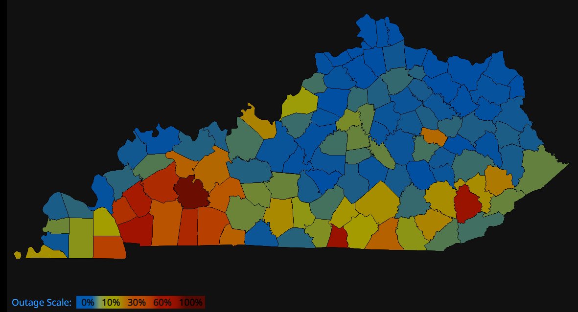 More than 165 thousand customers across Kentucky are still without power from our recent severe weather outbreak. Many of these customers have been without juice for more than 24 hours now. #kywx