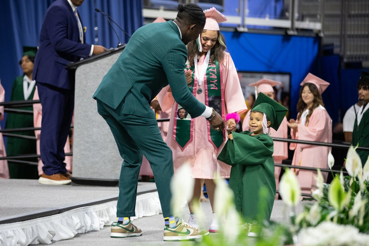 DMschools's tweet photo. Last but not least! Polar Bear Nation honored more than 220 North High graduates at the ninth and final high school commencement ceremony at DMPS for the Class of 2024. See more of the event at https://t.co/HopfWmbHRP https://t.co/R06djWghfg
