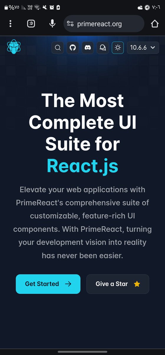 altmemy199's tweet image. لقيت  PrimeReact، مكتبة Components واجهة المستخدم الأكثر شمولاً لتطوير تطبيقات React! توفر PrimeReact أكثر من 80 Component قابلًا للتخصيص، تدعم  TypeScript، وأدوات جاهزة لتصميم تطبيقات مذهلة بسهولة. مثالية للتطوير السريع ولتصاميم متجاوبة مع الأجهزة المحمولة. 
#React #PrimeReact…