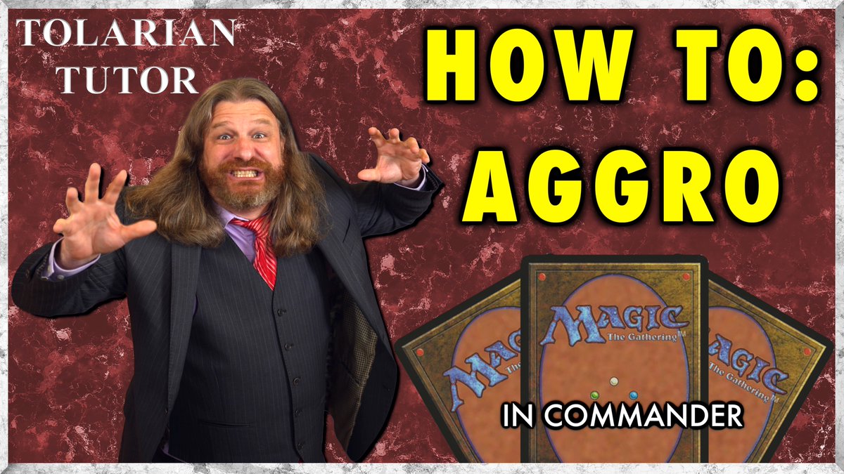 New video! 'How To Aggro In Commander' Tolarian Tutor | A Magic: The Gathering Study Guide: youtu.be/_y2NF5MsrVU #Magicthegathering