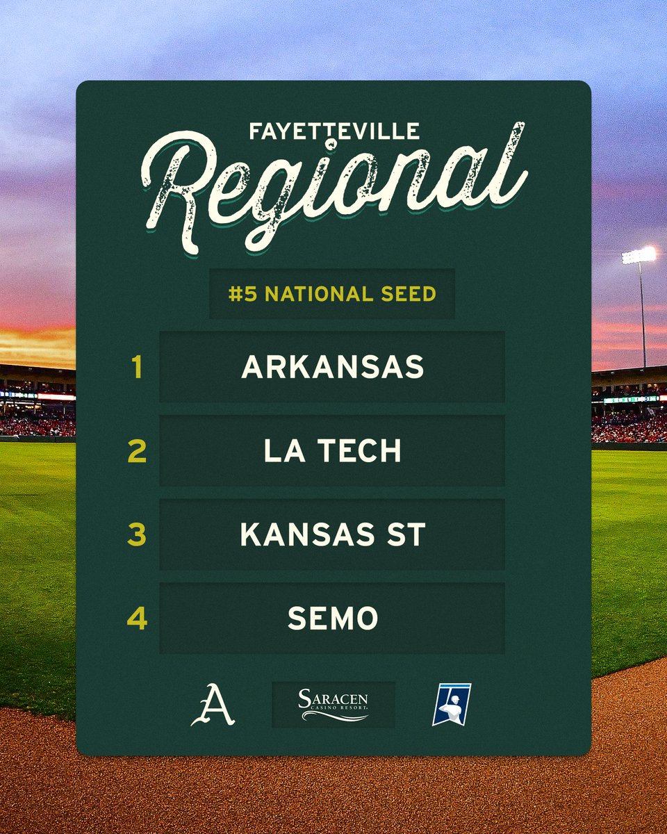 RazorbackBSB's tweet photo. It's tournament time in Fayetteville! https://t.co/MUwVA9ePi6