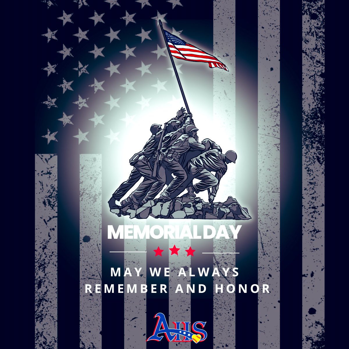 Happy Memorial Day…thank you to those who have served and sacrificed! May you always be honored and remembered for your bravery for our country! ❤️🤍💙